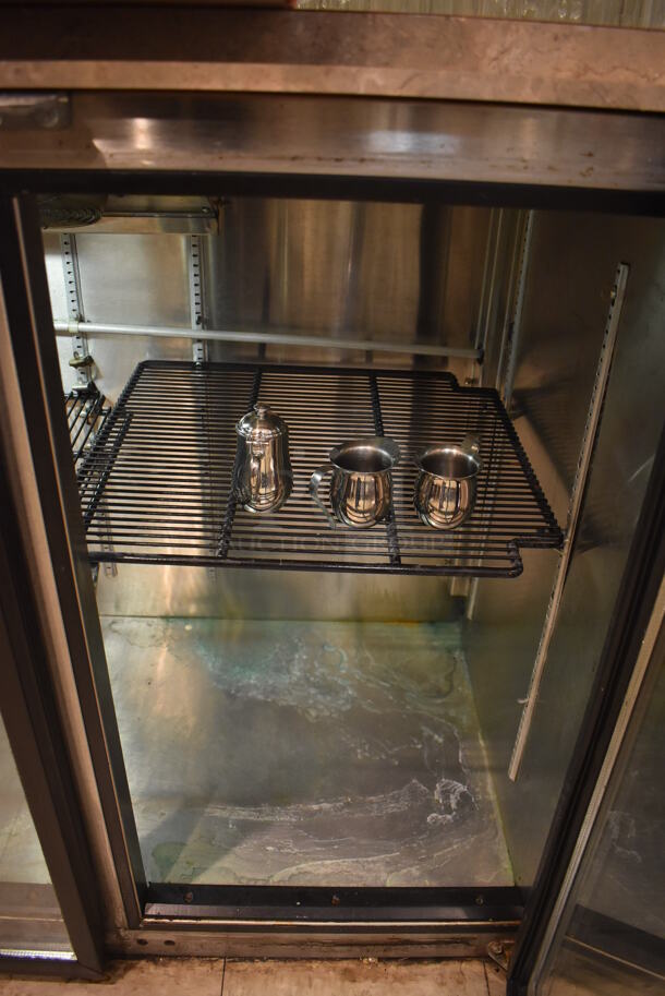 Glastender ND72-R1-GN(LLR) Metal Commercial 3 Door Back Bar Cooler Merchandiser. 115 Volts, 1 Phase. 72x25x35. Tested and Working! (Dining Room) - Image 7 of 8