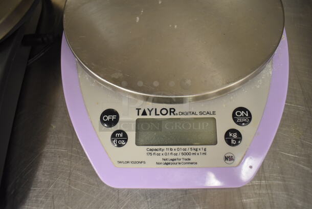 2 Metal Countertop Food Portioning Scales; Taylor and AvaWeigh. 6.5x8x1, 6.5x9.5x2. 2 Times Your Bid! (Restaurant Kitchen) - Image 4 of 4
