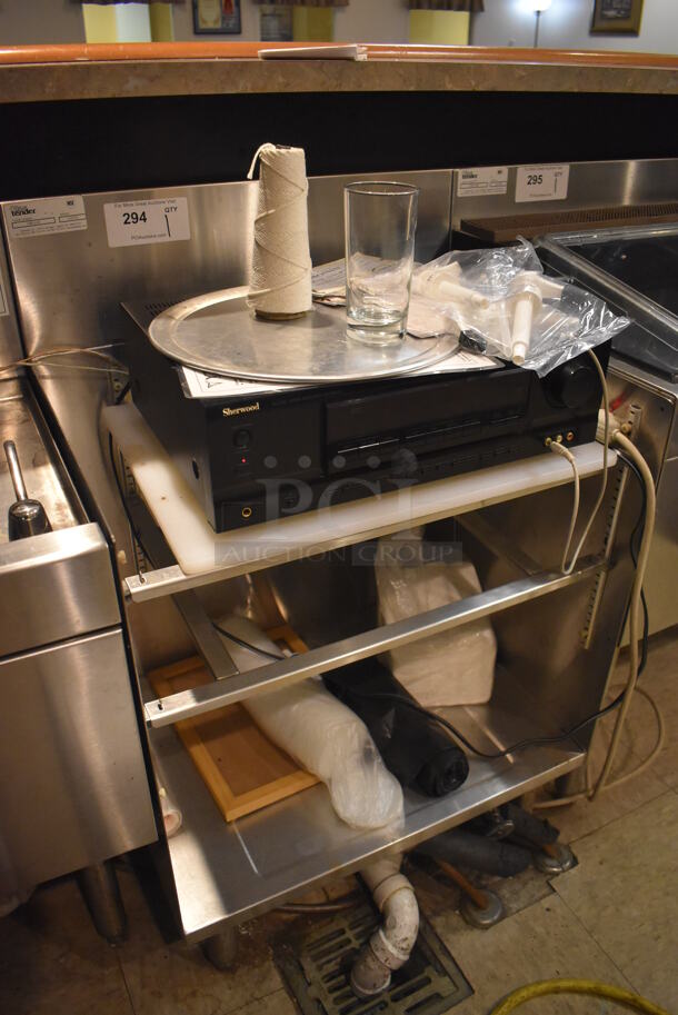 Glastender GRA-24 Stainless Steel Commercial Stand. Does Not Include Contents. 24x19x36. (Dining Room) - Image 2 of 4