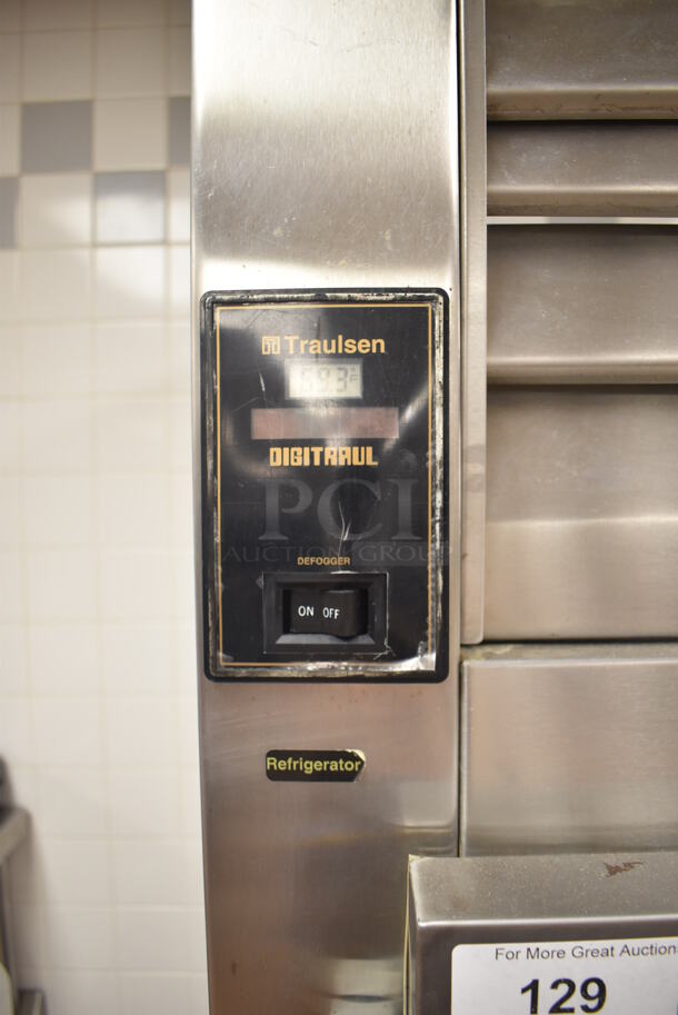 Traulsen ARI232LRIFHS Stainless Steel Commercial 2 Door Roll In Rack Cooler w/ Metal Pan Rack and 2 Ramps. 115 Volts, 1 Phase. 68x40x83.5. Tested and Working! (Restaurant Kitchen) - Image 3 of 7