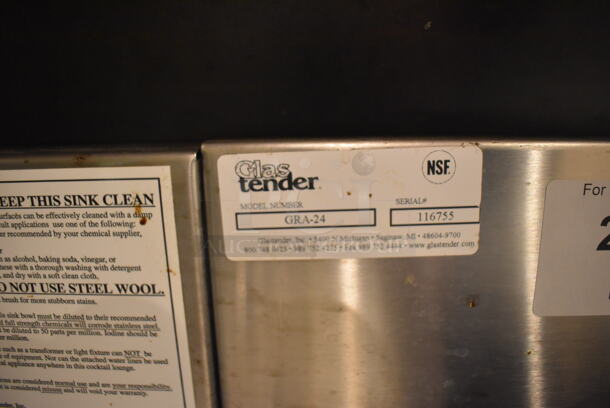 Glastender GRA-24 Stainless Steel Commercial Stand. Does Not Include Contents. 24x19x36. (Dining Room) - Image 4 of 4