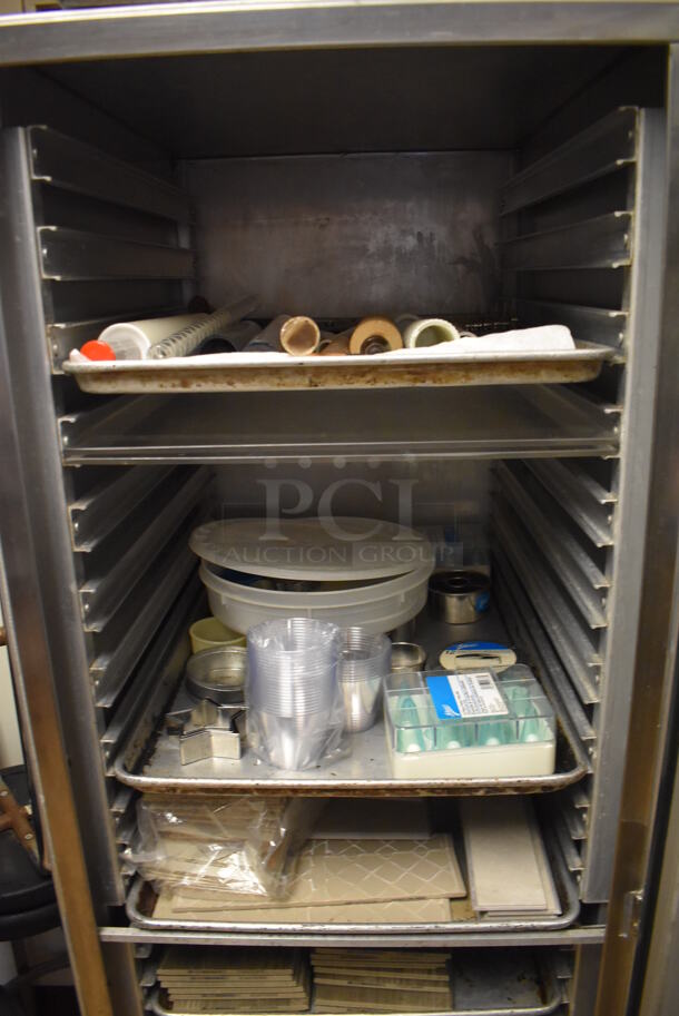 Wilder Metal Commercial Warming Holding Cabinet on Commercial Casters. 24.5x30.5x69.5. (Computer Demo Lab 2) - Image 4 of 5