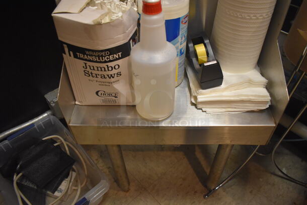 Glastender DHSA-18 Stainless Steel Commercial Drain Board. Does Not Include Contents. 18x24x36. (Dining Room) - Image 5 of 5