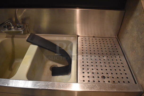 Glastender TSA-60 Stainless Steel Commercial 3 Bay Sink w/ Dual Drain Boards, Faucet and Handles. BUYER MUST REMOVE. 60x19x36. (Dining Room) - Image 5 of 7