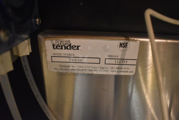 Glastender TSA-60 Stainless Steel Commercial 3 Bay Sink w/ Dual Drain Boards, Faucet and Handles. BUYER MUST REMOVE. 60x19x36. (Dining Room) - Image 6 of 7