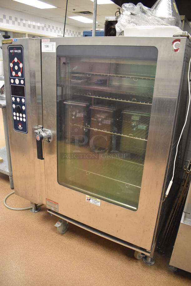 Alto Shaam 12.20 ML Stainless Steel Commercial Electric Powered Roll In Rack Combi Convection Oven w/ Rack. 208-240 Volts, 3 Phase. 43.5x48.5x54.5. Tested and Working! (Restaurant Kitchen) - Image 6 of 6