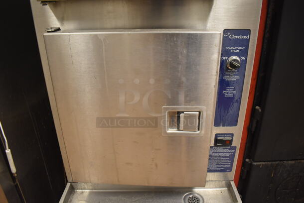 Cleveland Stainless Steel Commercial 2 Deck Steam Cabinet. 24x37.5x65.5. Tested and Working! (Restaurant Kitchen) - Image 5 of 9