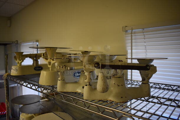 ALL ONE MONEY! Tier Lot of 4 Metal Countertop Bakery Scales. Includes 20x9x8. (Computer Demo Lab 2) - Image 1 of 4