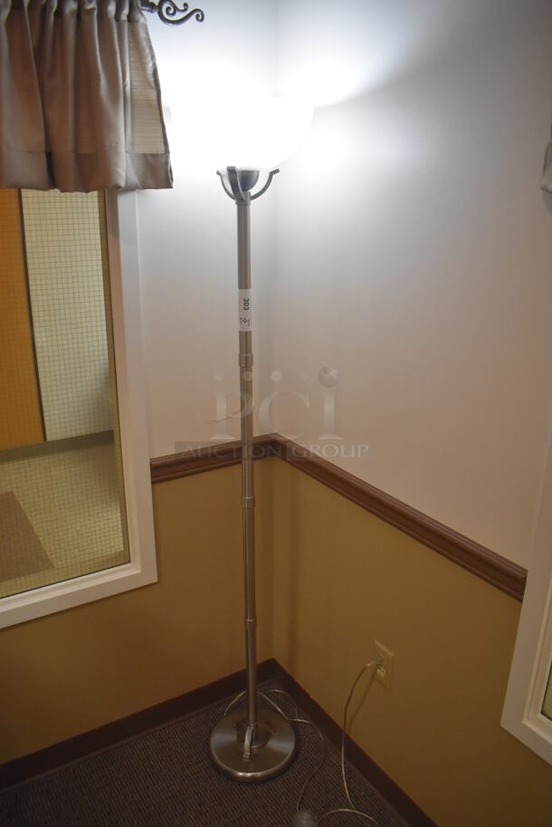 2 Metal Lamps. 13x13x72. 2 Times Your Bid! (Dining Room) - Image 2 of 7