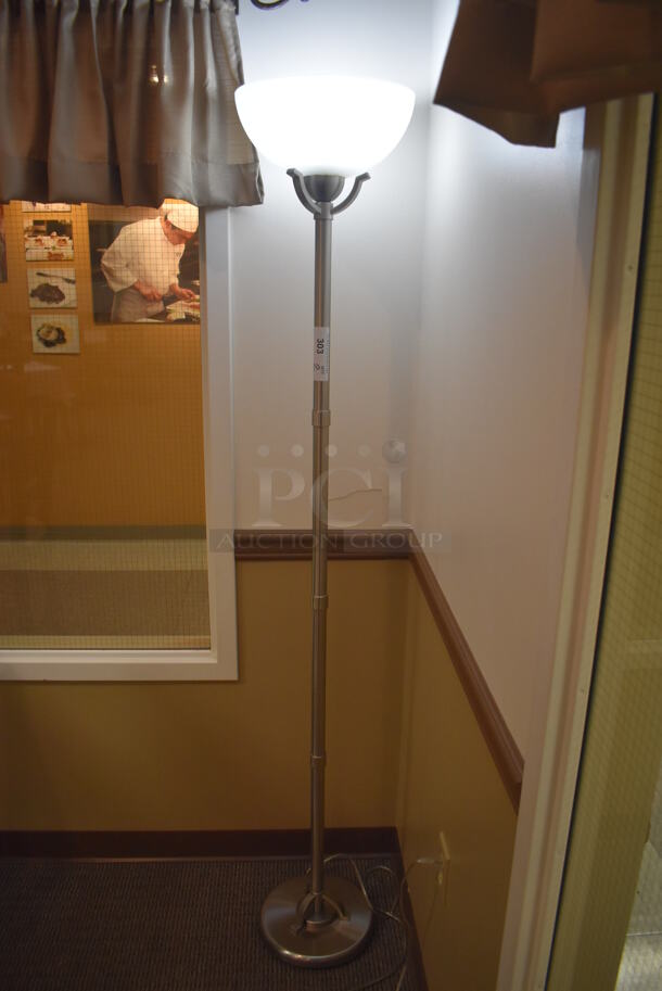 2 Metal Lamps. 13x13x72. 2 Times Your Bid! (Dining Room) - Image 3 of 7