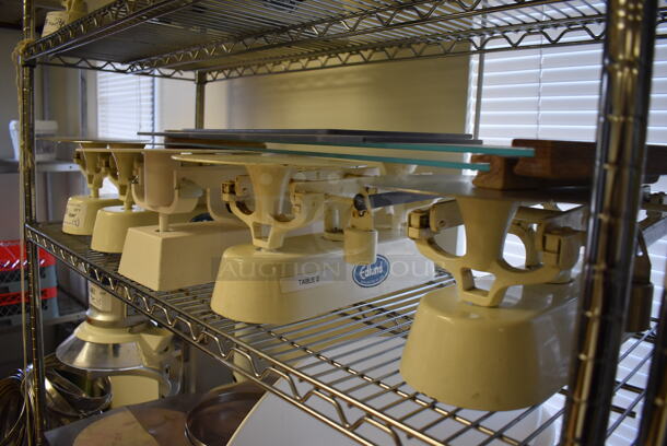 ALL ONE MONEY! Tier Lot of 5 Metal Countertop Bakery Scales. Includes 20x9x8. (Computer Demo Lab 2) - Image 5 of 5