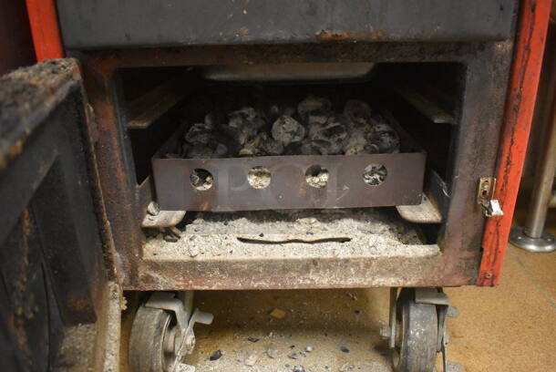 Metal Commercial Gas Powered Single Door Smoker on Commercial Casters. BUYER MUST REMOVE. 22x30x56. Tested and Working! (Restaurant Kitchen) - Image 6 of 6