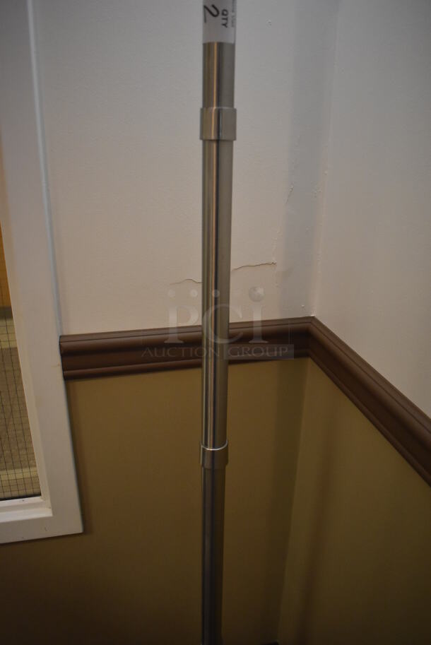 2 Metal Lamps. 13x13x72. 2 Times Your Bid! (Dining Room) - Image 5 of 7