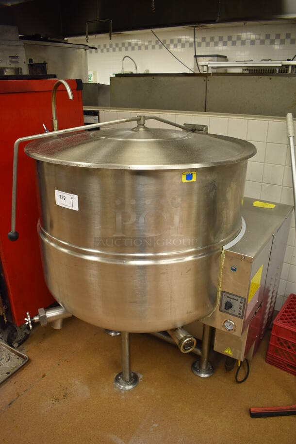 Cleveland Stainless Steel Commercial Floor Style Steam Kettle. 40x35x55. Tested and Working! (Restaurant Kitchen) - Image 2 of 6