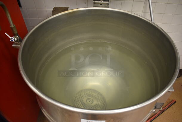 Cleveland Stainless Steel Commercial Floor Style Steam Kettle. 40x35x55. Tested and Working! (Restaurant Kitchen) - Image 6 of 6