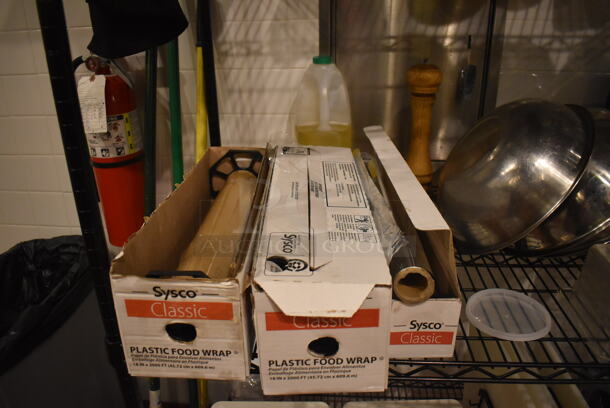 Black Finish Wire Shelving Unit on Commercial Casters w/ Contents Including Ingredient Bins, Metal Bowls and Cutting Boards. BUYER MUST DISMANTLE. PCI CANNOT DISMANTLE FOR SHIPPING. PLEASE CONSIDER FREIGHT CHARGES. 48x24x79. (Demo Kitchen) - Image 3 of 8