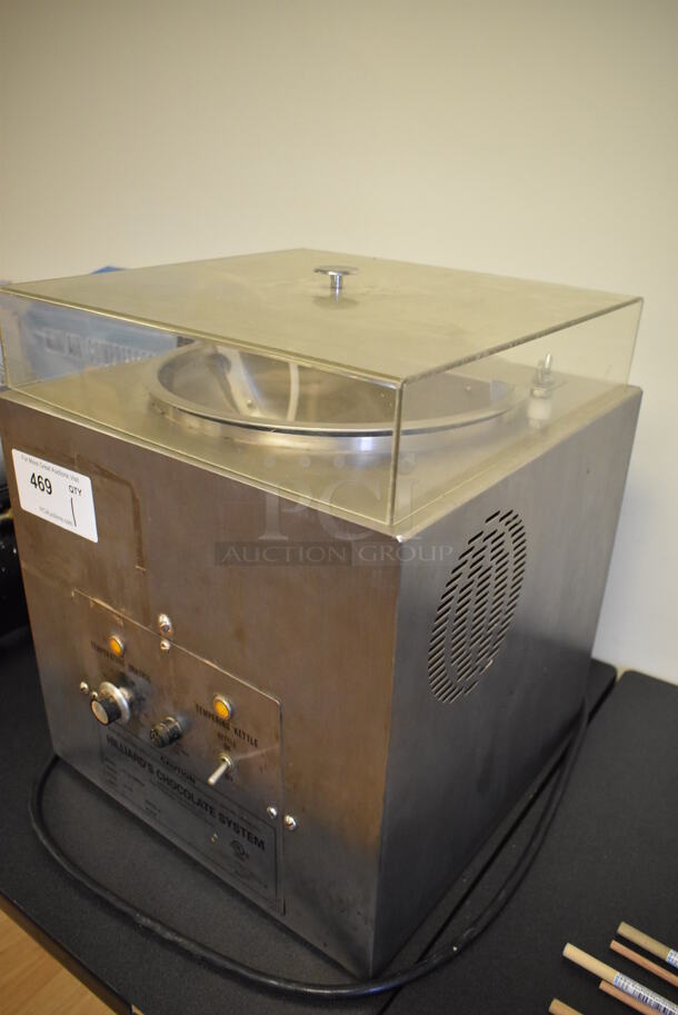 Hilliard's Chocolate System Little Dipper Stainless Steel Commercial Countertop Chocolate Tempering Chocolate Melter. 120 Volts, 1 Phase. 15x15x18. Tested and Working! (Computer Demo Lab 2) - Image 2 of 6