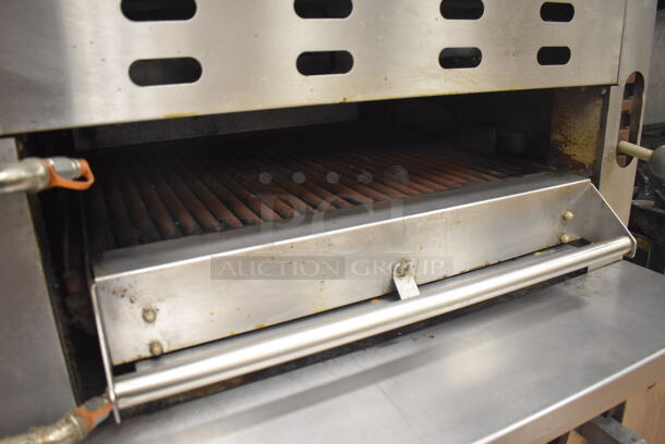 Garland LM100XL Stainless Steel Commercial Floor Style Natural Gas Powered Upright Vertical Broiler. BUYER MUST REMOVE. 34x38x72. (Restaurant Kitchen) - Image 6 of 8
