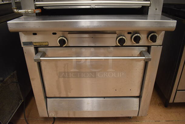 Garland LM100XL Stainless Steel Commercial Floor Style Natural Gas Powered Upright Vertical Broiler. BUYER MUST REMOVE. 34x38x72. (Restaurant Kitchen) - Image 7 of 8