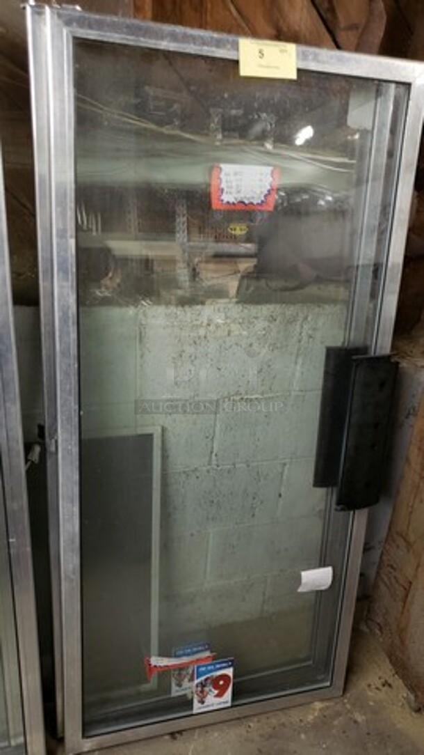 Lot of 2 glass doors for Merchandisers 