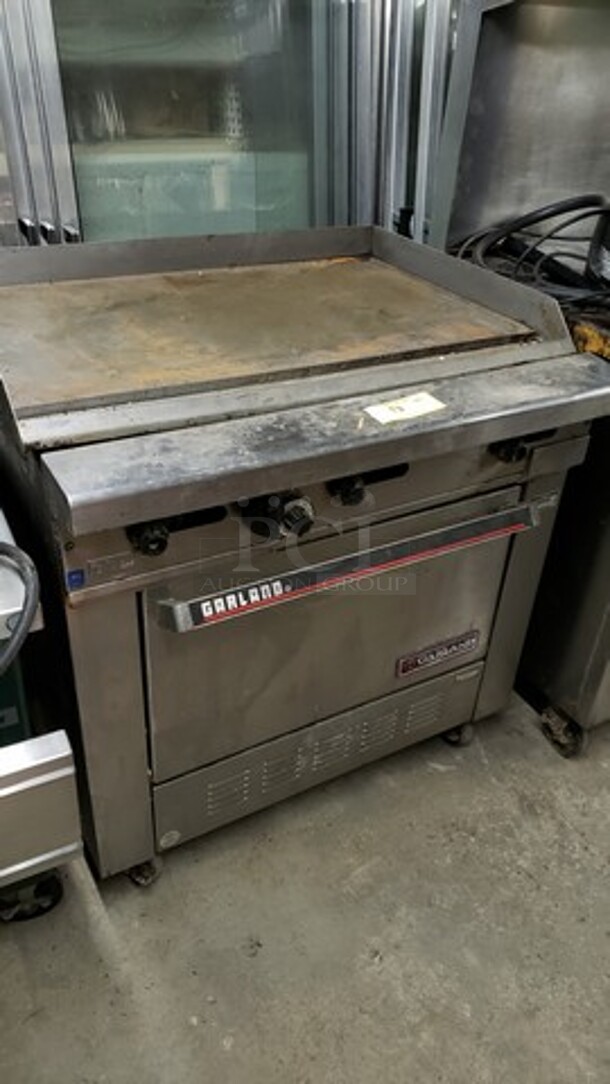 Garland Model H286-36GTH 36" Griddle with Oven Base! Natural Gas  - Image 1 of 4