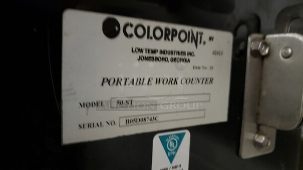 Color Point Portable Work Counter Model 50-ST - Image 3 of 3