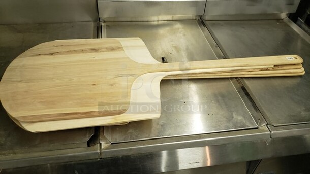 Lot of 5 Wooden Pizza Peels