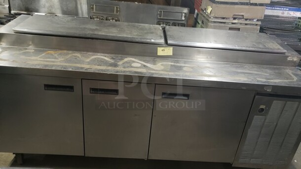 Delfield model 000-2019PTC 3-Door Refrigerated Pizza Prep on Casters - Image 1 of 11