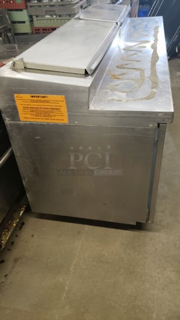 Delfield model 000-2019PTC 3-Door Refrigerated Pizza Prep on Casters - Image 5 of 11