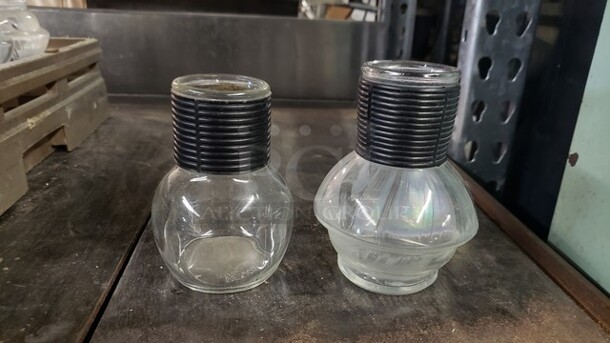 Lot of 16 Miscellaneous Glass Hottles no lids - Image 1 of 2