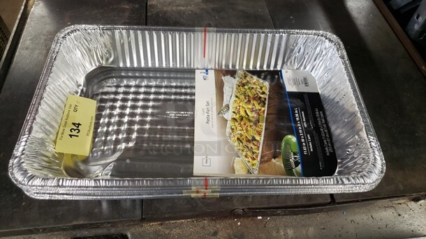 Lot of 5 Aluminum Pasta Pans - Image 1 of 1