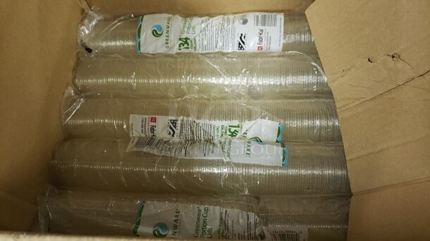 Lot of Greenware Portion Cup Lids - Image 2 of 2