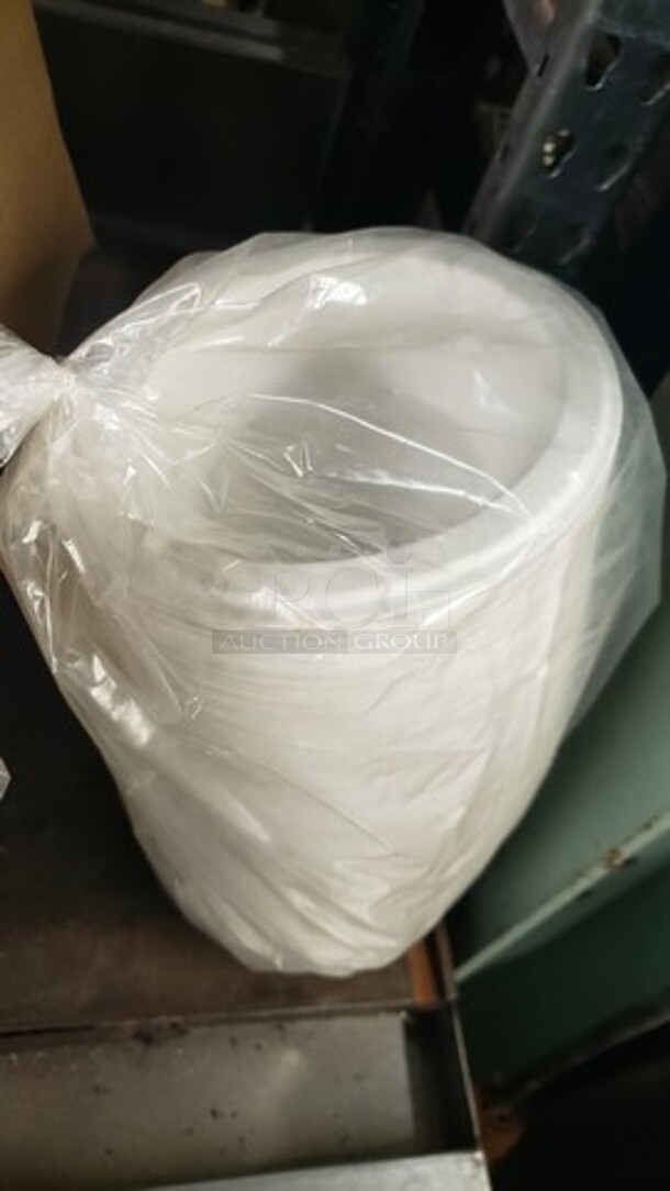 One lot of Paper Bowls, Paper Cups, Plastic Portion Cup Lids, and Disposable Gloves - Image 1 of 4