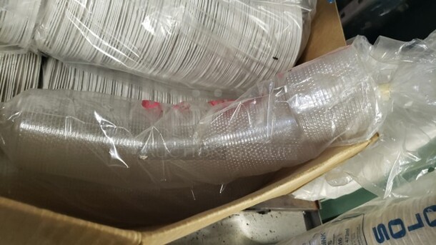 One lot of Paper Bowls, Paper Cups, Plastic Portion Cup Lids, and Disposable Gloves - Image 4 of 4