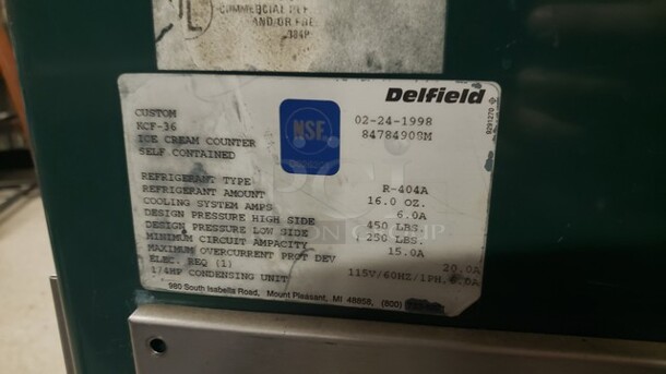 Delfield Ice Cream Counter model KCF-36 - Image 5 of 5