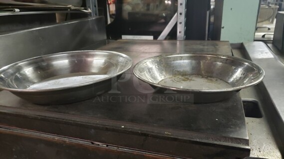Lot of 2 Stainless Steel Bowls