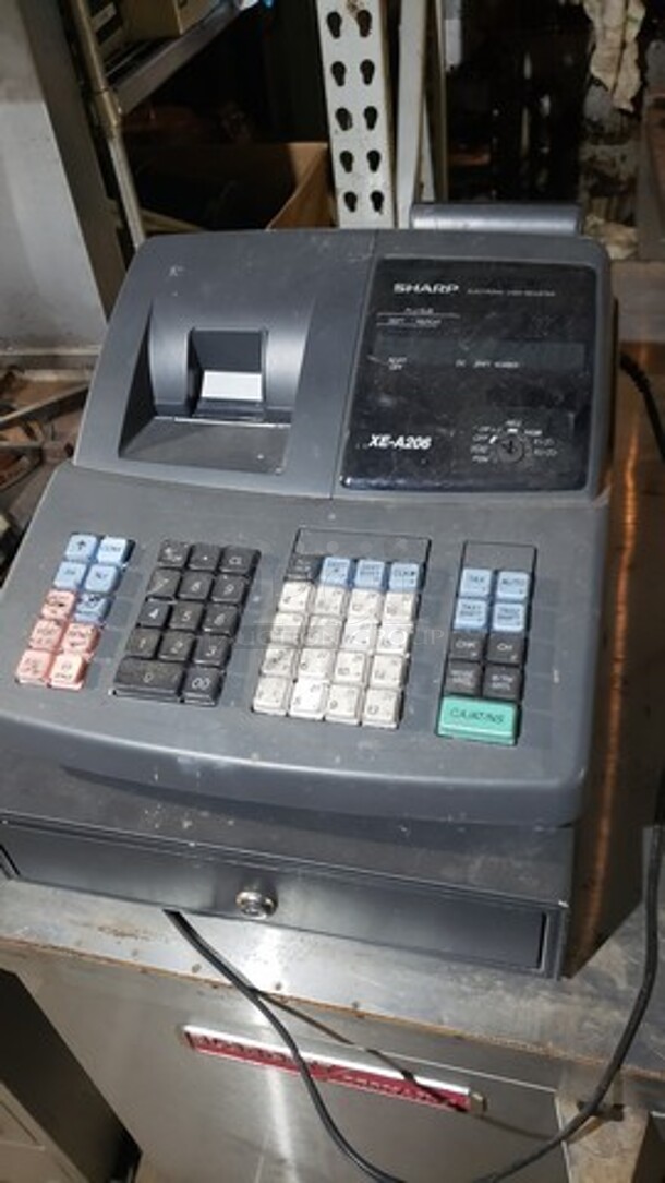 Sharp Electronic Cash Register. Keys not included!