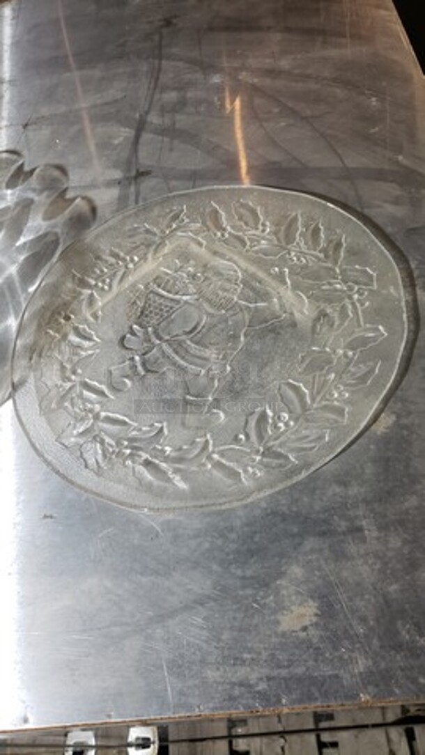 One Glass Bowl and one Glass Plate - Image 3 of 3