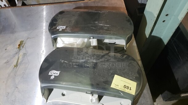 Lot of 2 Tork Bath Tissue Dispensers - Image 2 of 3