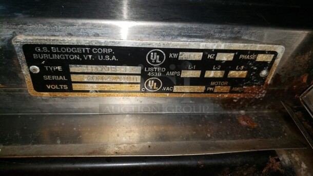 Blodgett/ Zephaire Electric Convection Oven. No legs or stand. 3PH 208 V - Image 4 of 5