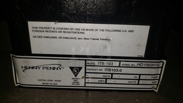 Henny Penny model ITB-103 Lighted Self Service Hot Food Display Case on casters! - Image 8 of 8