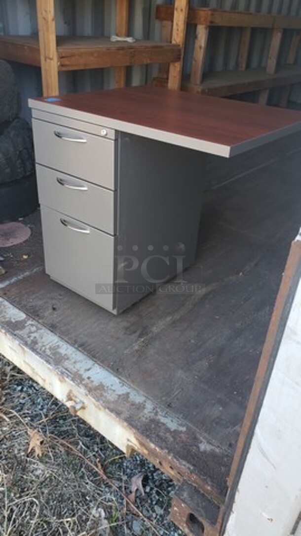 Left side Office Desk - Image 2 of 2
