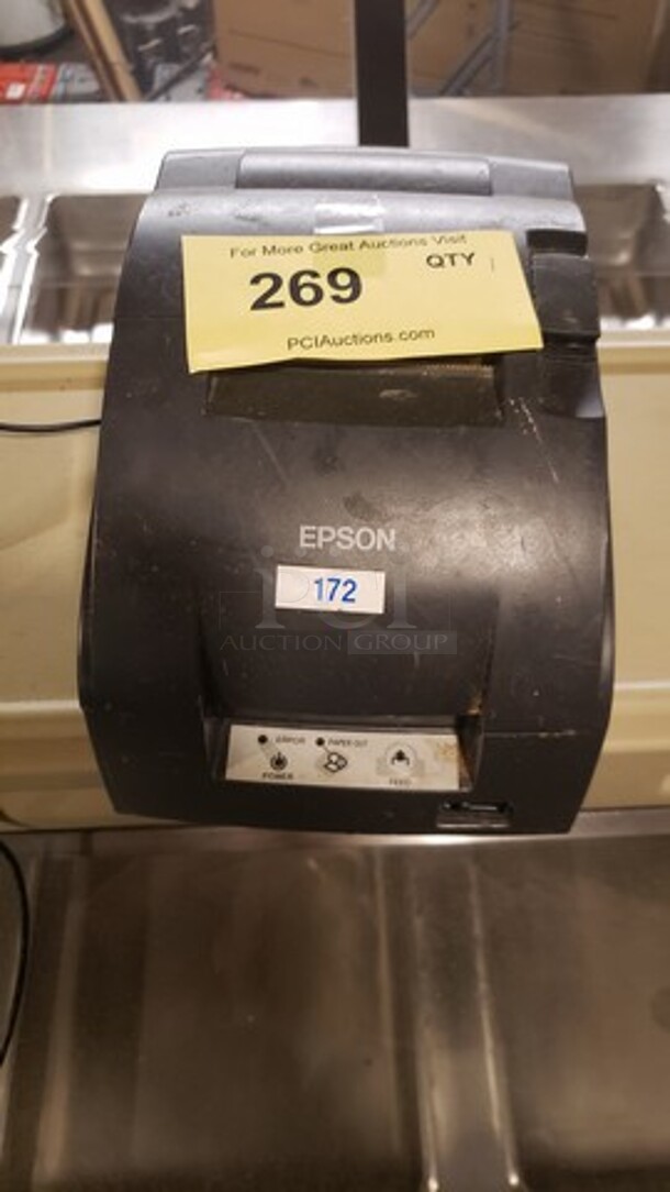 Epson Receipt Printer. Needs new power cable - Image 1 of 3