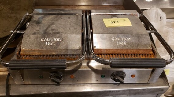 Adcraft SG-813B Double Commercial Panini Press. Not tested. Sold as is