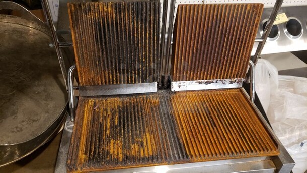 Adcraft SG-813B Double Commercial Panini Press. Not tested. Sold as is - Image 2 of 4