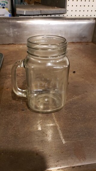 Lot of 11 Glass Mugs