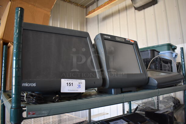 3 Micros 15" POS Monitor. 3 Times Your Bid! - Image 1 of 5