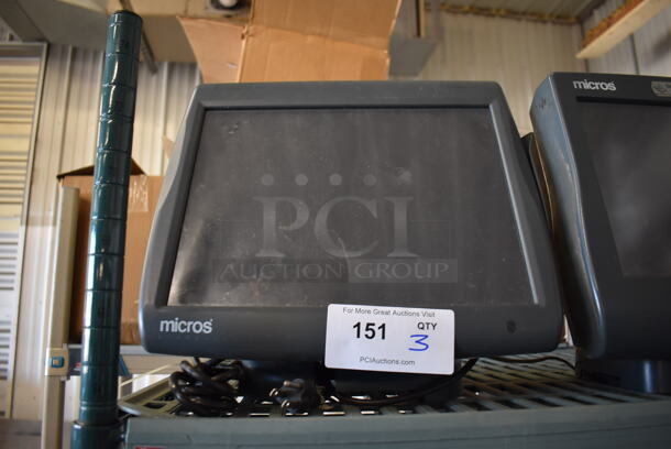 3 Micros 15" POS Monitor. 3 Times Your Bid! - Image 2 of 5