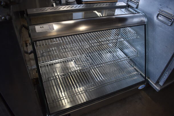 BRAND NEW! KoolMore HDC-5C Stainless Steel Commercial Countertop Heated Display Case Merchandiser. Missing Back Doors. 110-120 Volts, 1 Phase. 34x21x28. Tested and Working! - Image 2 of 7