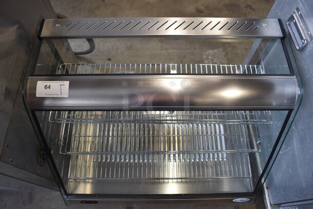 BRAND NEW! KoolMore HDC-5C Stainless Steel Commercial Countertop Heated Display Case Merchandiser. Missing Back Doors. 110-120 Volts, 1 Phase. 34x21x28. Tested and Working! - Image 7 of 7